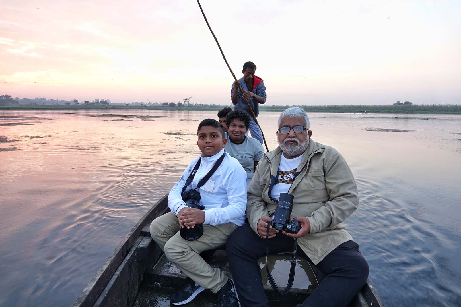 Himanshu Bagde's Guest during a Boating Safari at Tadoba, IndiaIndia